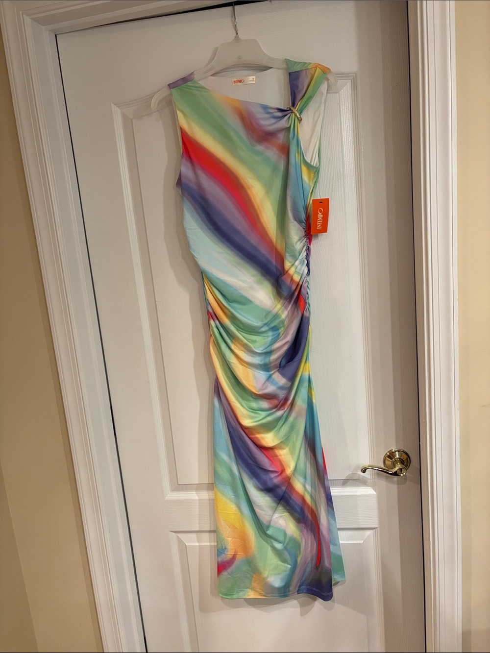 NWT Multicolor Swirl Sheath Dress